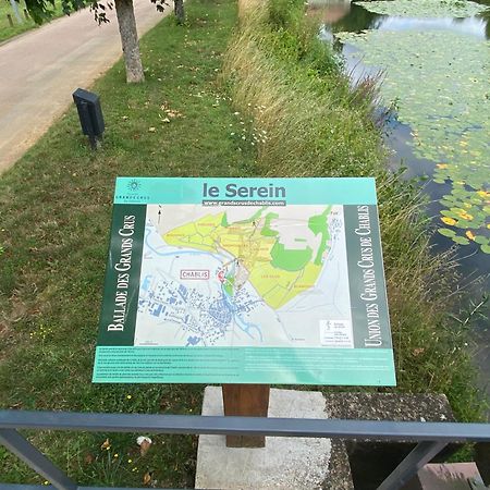 Le Merrain Gite Plein Coeur De Chablis Exteriör bild